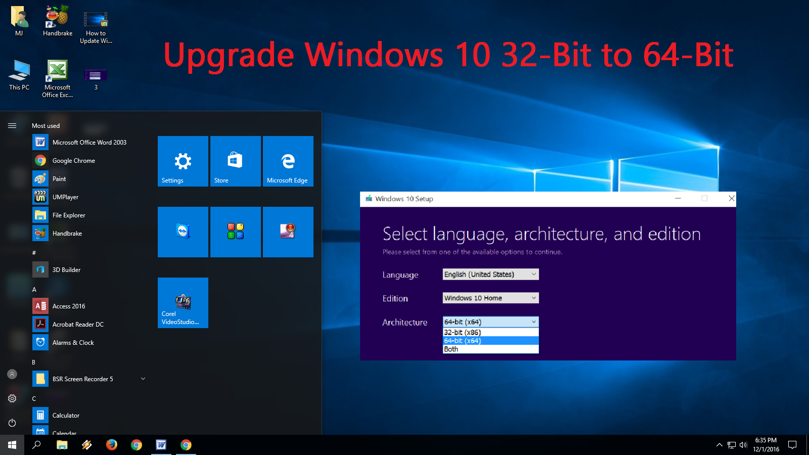 windows vista 64 bit upgrade